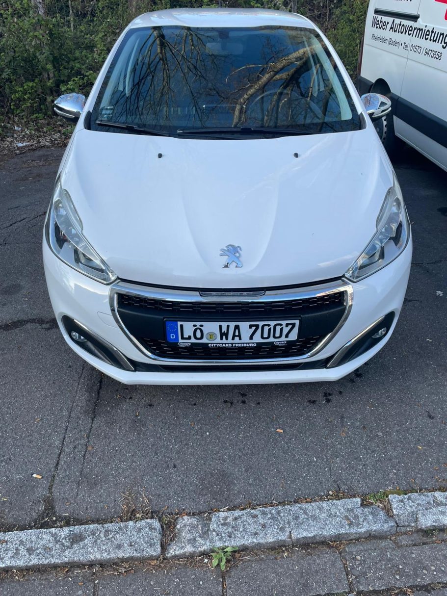 Kleinwagen Peugeot 208 – Weber Autovermietung Kleinwagen mieten Weber Autovermietung Rheinfelden Peugeot 208 günstig Mietwagen